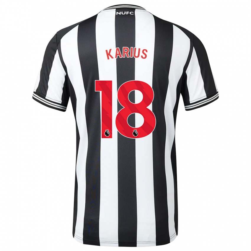 Niño Camiseta Loris Karius #18 Blanco Negro 1ª Equipación 2023/24 La Camisa Perú