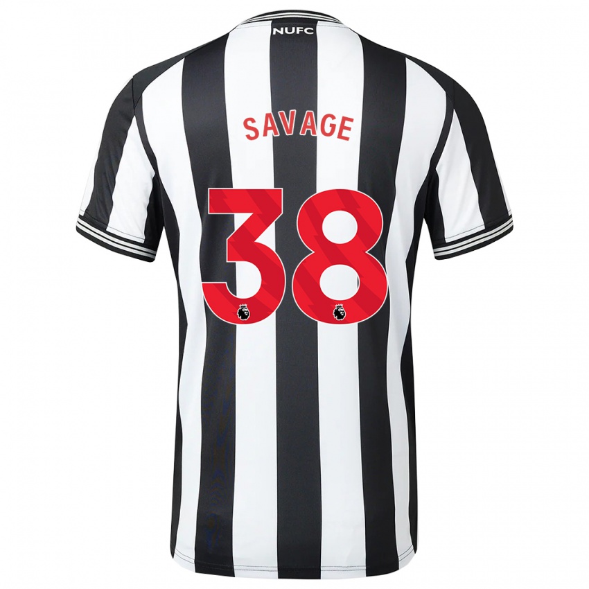 Niño Camiseta Remi Savage #38 Blanco Negro 1ª Equipación 2023/24 La Camisa Perú