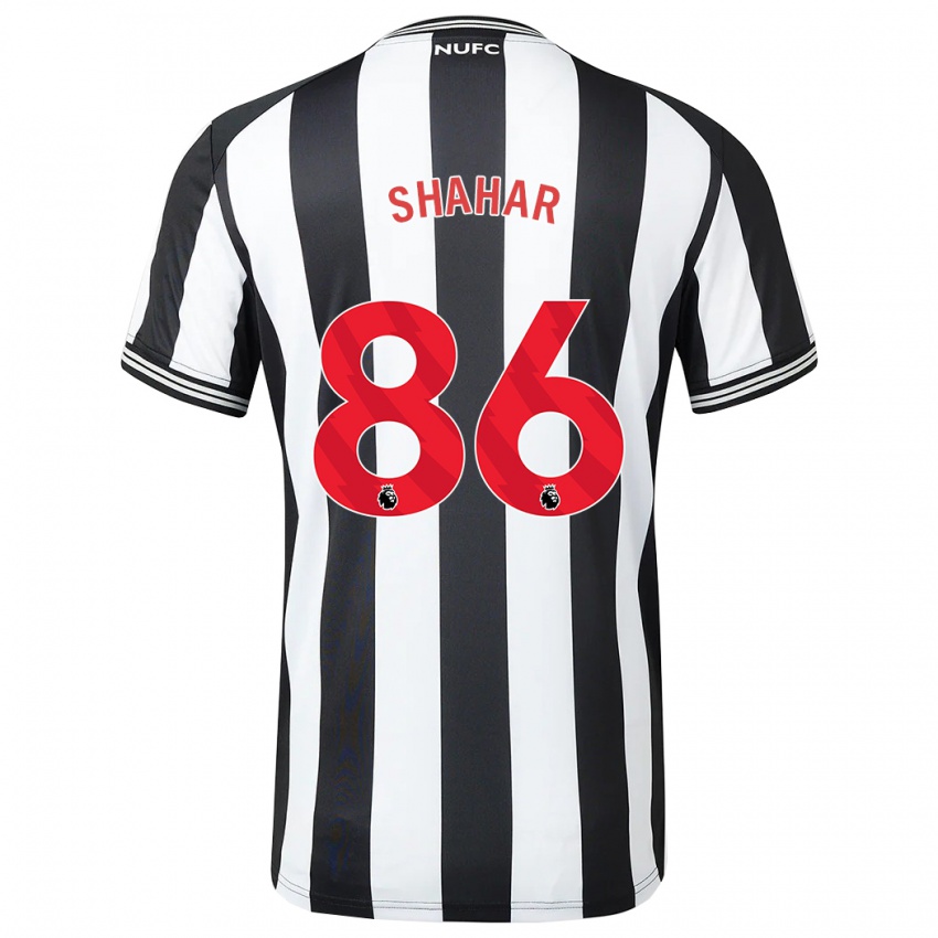 Niño Camiseta Leo Shahar #86 Blanco Negro 1ª Equipación 2023/24 La Camisa Perú