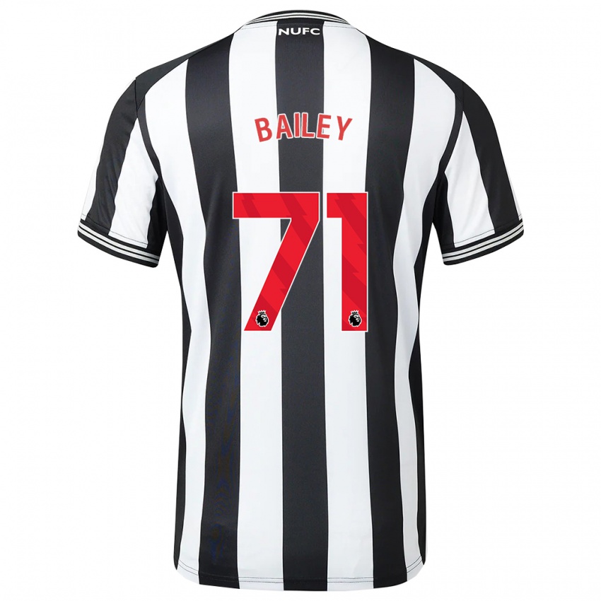 Niño Camiseta Scott Bailey #71 Blanco Negro 1ª Equipación 2023/24 La Camisa Perú