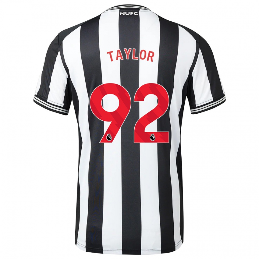 Niño Camiseta Matthew Taylor #92 Blanco Negro 1ª Equipación 2023/24 La Camisa Perú