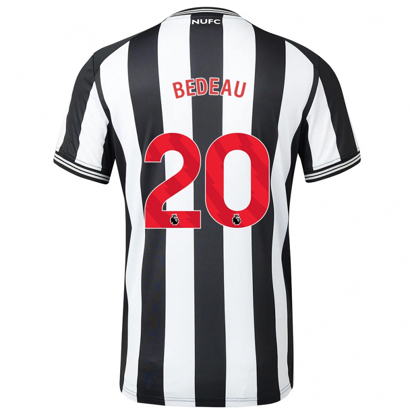 Niño Camiseta Naomi Bedeau #20 Blanco Negro 1ª Equipación 2023/24 La Camisa Perú