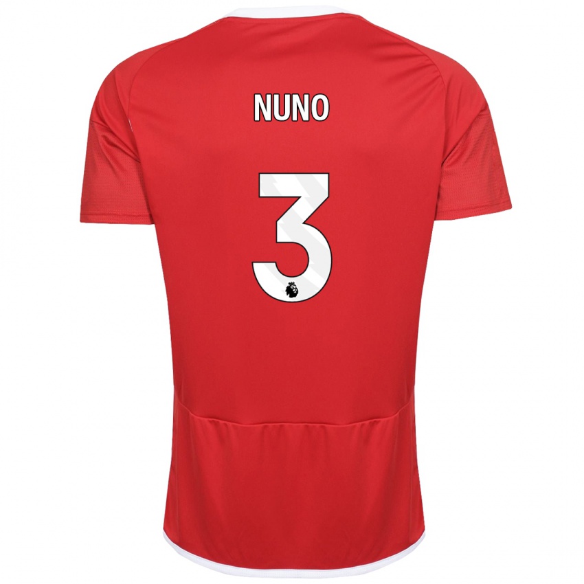 Niño Camiseta Nuno Tavares #3 Rojo 1ª Equipación 2023/24 La Camisa Perú