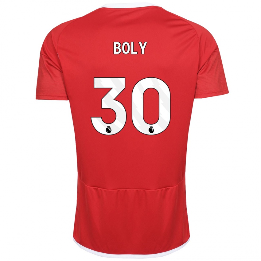 Niño Camiseta Willy Boly #30 Rojo 1ª Equipación 2023/24 La Camisa Perú