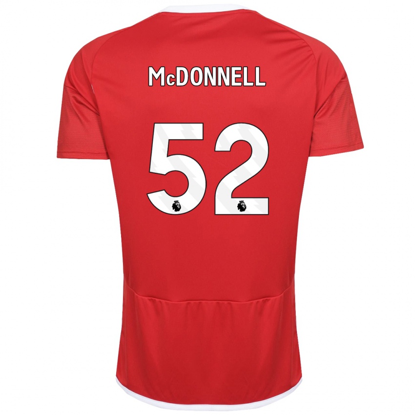 Niño Camiseta Jamie Mcdonnell #52 Rojo 1ª Equipación 2023/24 La Camisa Perú