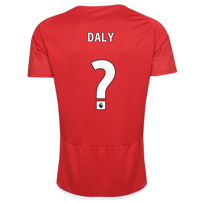 Niño Camiseta Cormac Daly #0 Rojo 1ª Equipación 2023/24 La Camisa Perú