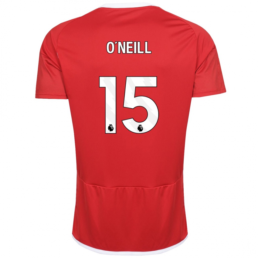 Niño Camiseta Laura-Jayne O'neill #15 Rojo 1ª Equipación 2023/24 La Camisa Perú