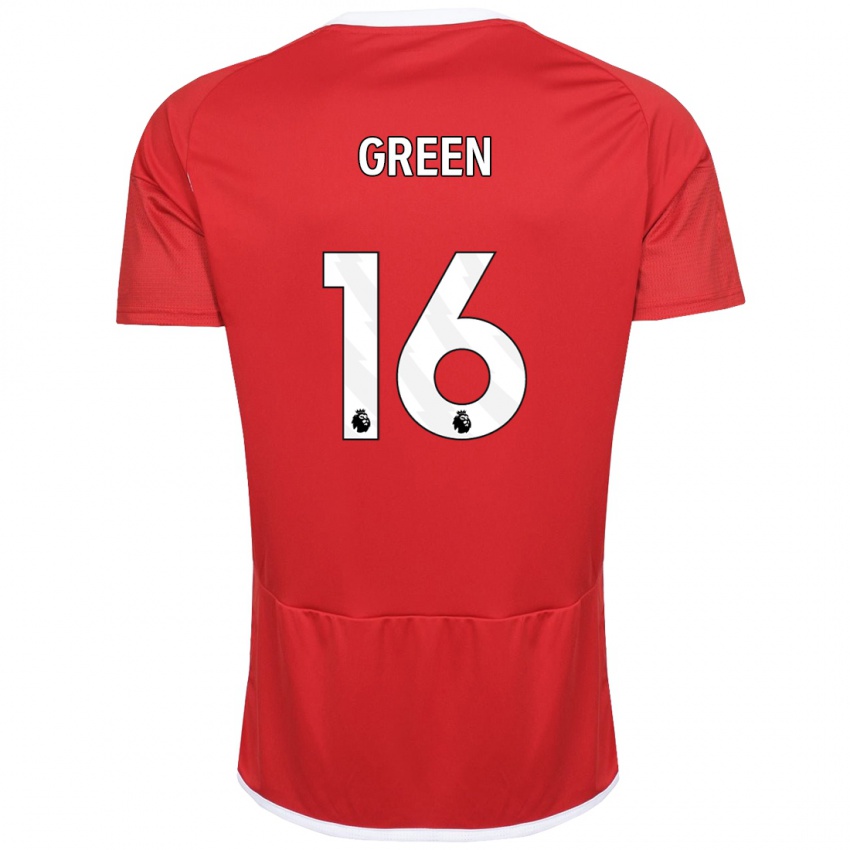 Niño Camiseta Mollie Green #16 Rojo 1ª Equipación 2023/24 La Camisa Perú