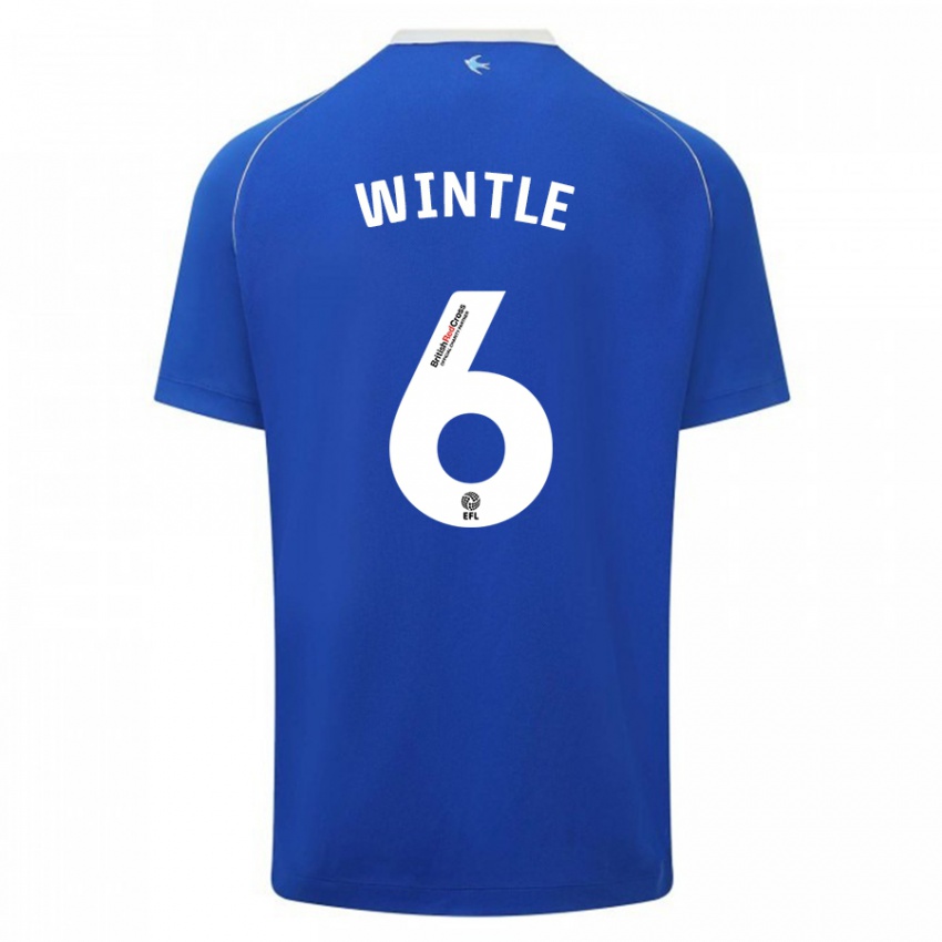 Niño Camiseta Ryan Wintle #6 Azul 1ª Equipación 2023/24 La Camisa Perú