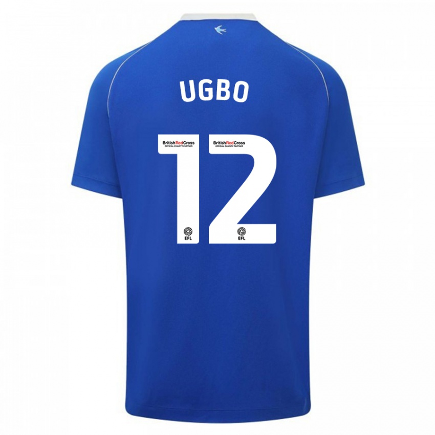 Niño Camiseta Iké Ugbo #12 Azul 1ª Equipación 2023/24 La Camisa Perú