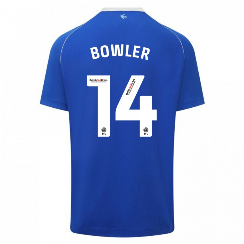 Niño Camiseta Josh Bowler #14 Azul 1ª Equipación 2023/24 La Camisa Perú