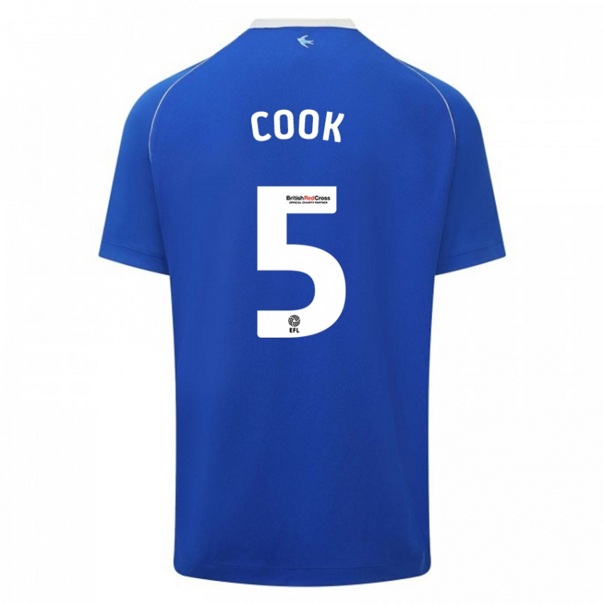 Niño Camiseta Freddie Cook #5 Azul 1ª Equipación 2023/24 La Camisa Perú