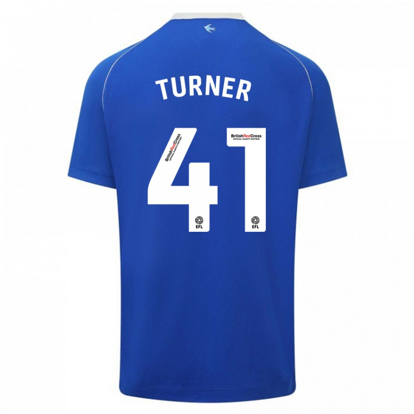 Niño Camiseta Matthew Turner #41 Azul 1ª Equipación 2023/24 La Camisa Perú