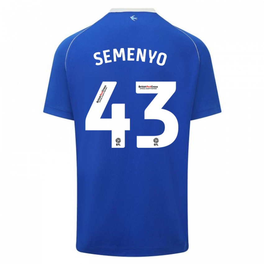 Niño Camiseta Jai Semenyo #43 Azul 1ª Equipación 2023/24 La Camisa Perú