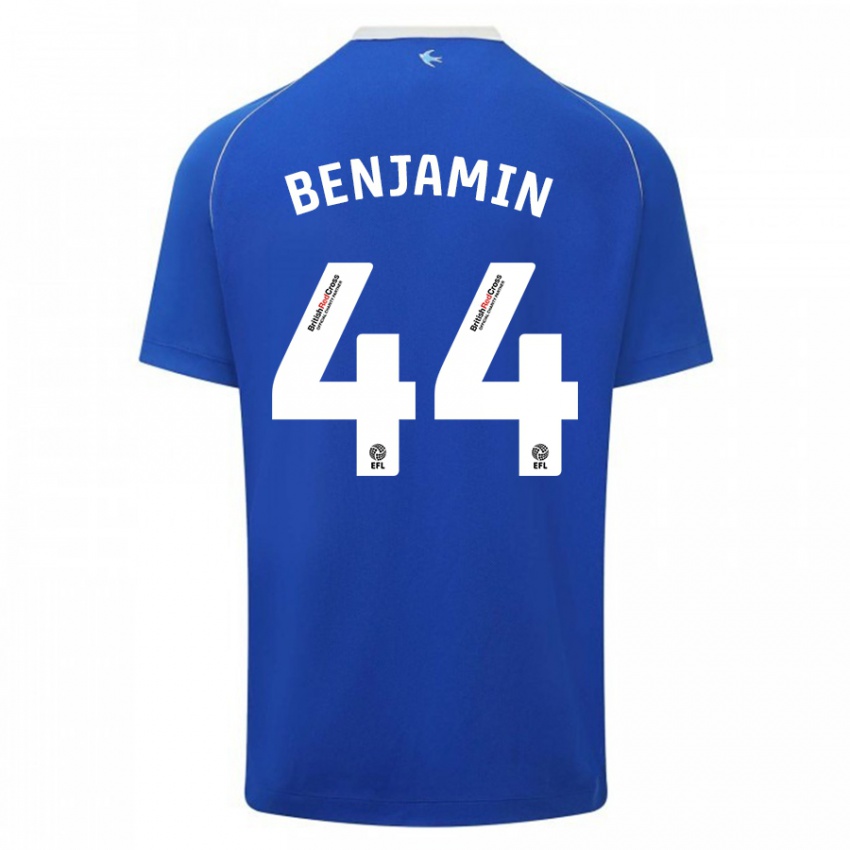 Niño Camiseta Xavier Benjamin #44 Azul 1ª Equipación 2023/24 La Camisa Perú