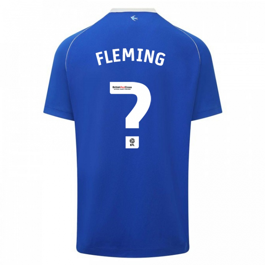 Niño Camiseta Cole Fleming #0 Azul 1ª Equipación 2023/24 La Camisa Perú