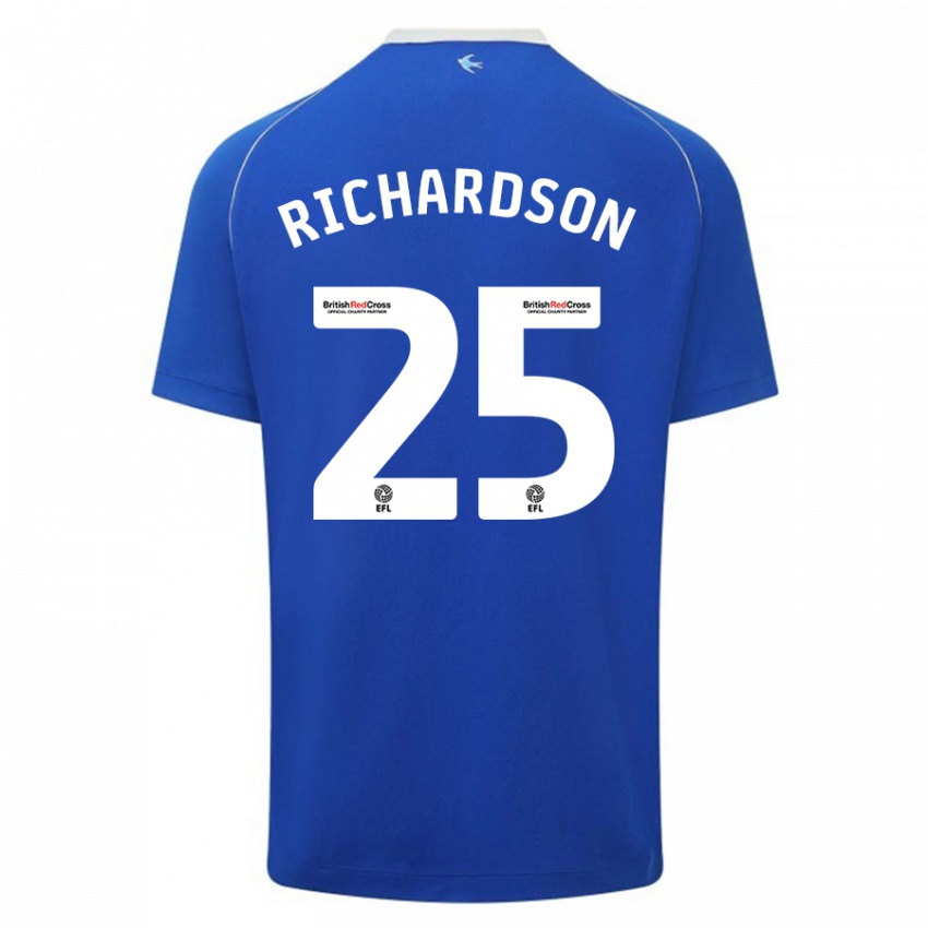 Niño Camiseta Tija Richardson #25 Azul 1ª Equipación 2023/24 La Camisa Perú