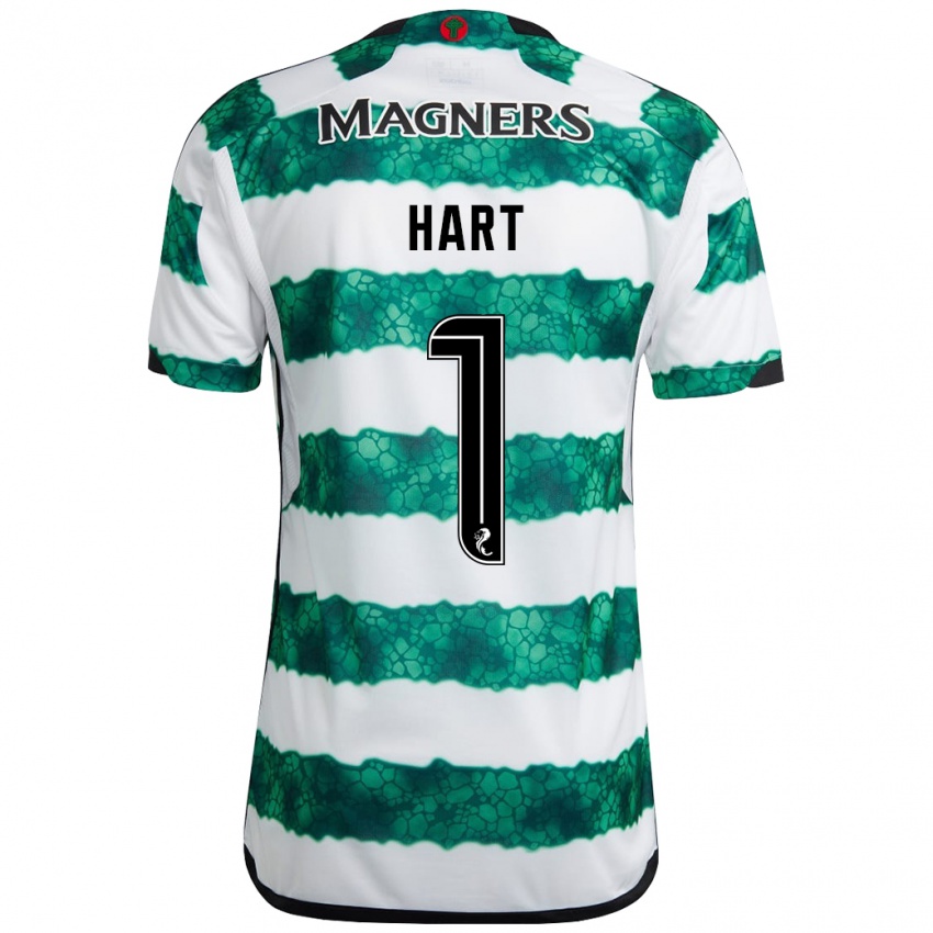 Niño Camiseta Joe Hart #1 Verde 1ª Equipación 2023/24 La Camisa Perú