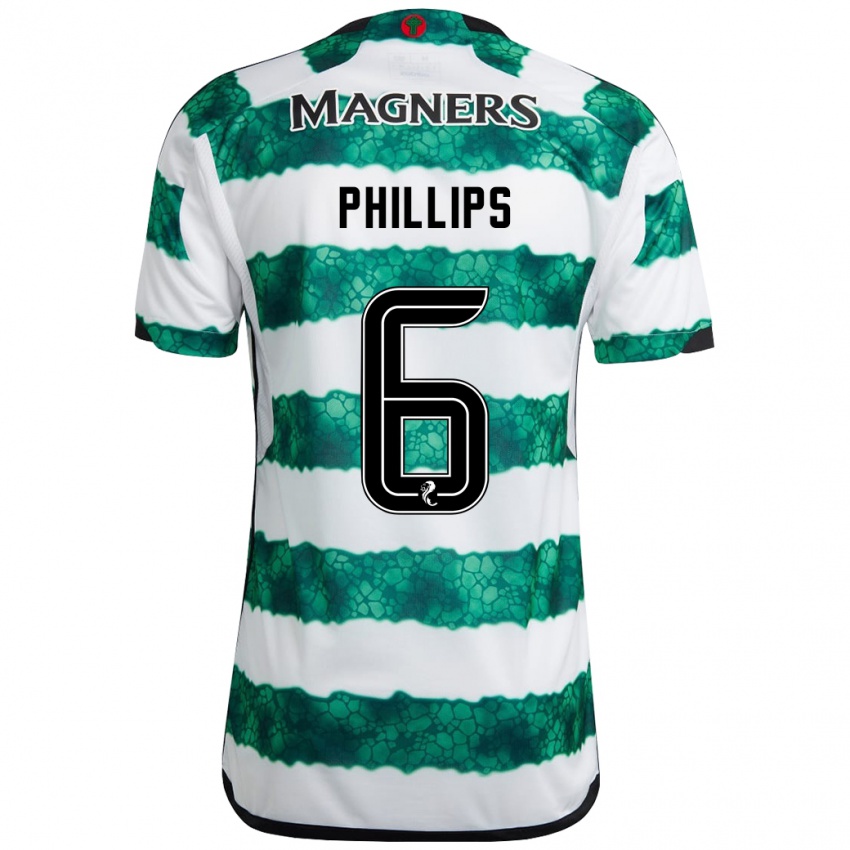 Niño Camiseta Nathaniel Phillips #6 Verde 1ª Equipación 2023/24 La Camisa Perú