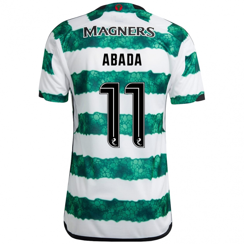 Niño Camiseta Liel Abada #11 Verde 1ª Equipación 2023/24 La Camisa Perú