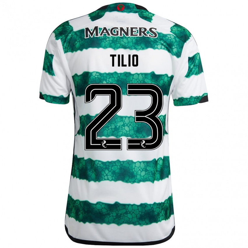 Niño Camiseta Marco Tilio #23 Verde 1ª Equipación 2023/24 La Camisa Perú