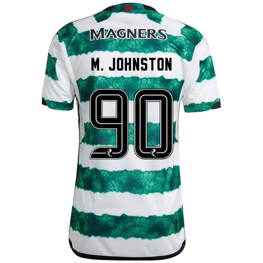 Niño Camiseta Mikey Johnston #90 Verde 1ª Equipación 2023/24 La Camisa Perú