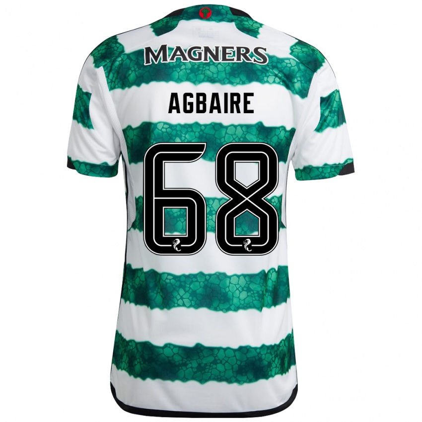 Niño Camiseta Lenny Agbaire #68 Verde 1ª Equipación 2023/24 La Camisa Perú