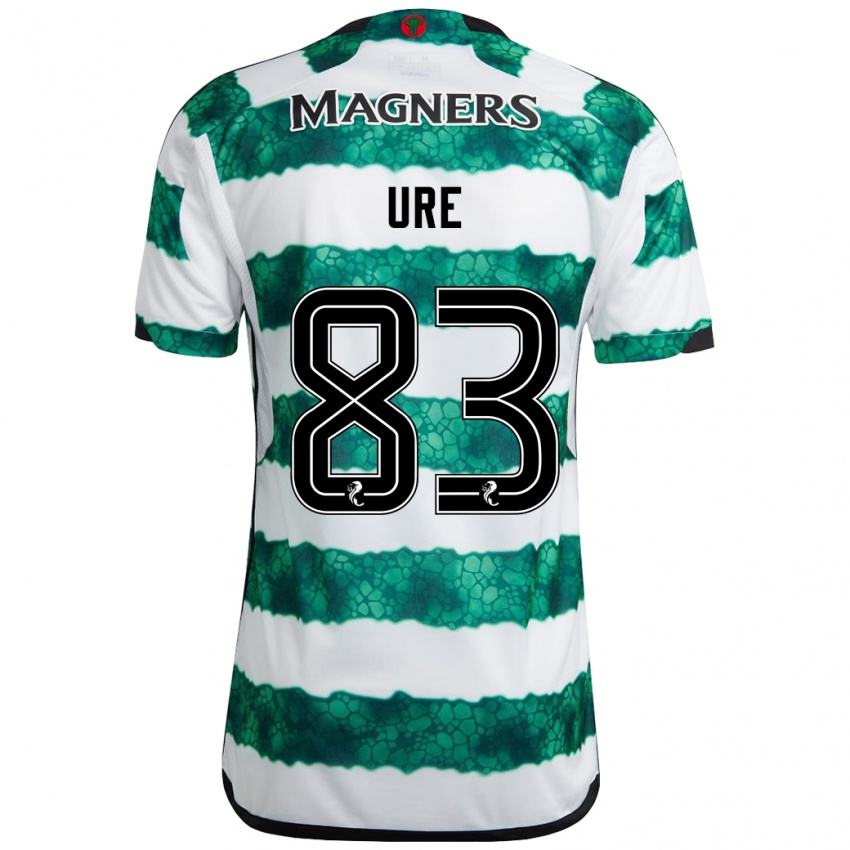 Niño Camiseta Kyle Ure #83 Verde 1ª Equipación 2023/24 La Camisa Perú