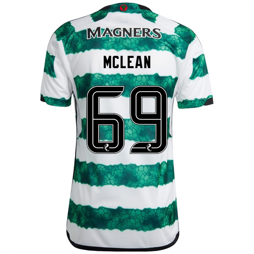 Niño Camiseta Kai Mclean #69 Verde 1ª Equipación 2023/24 La Camisa Perú