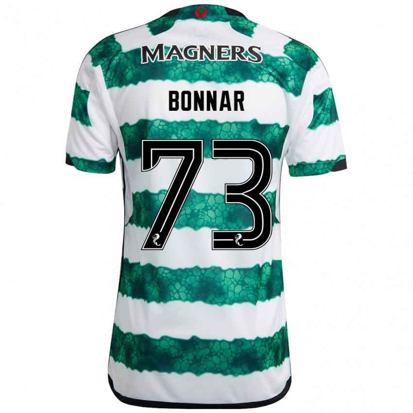 Niño Camiseta Jude Bonnar #73 Verde 1ª Equipación 2023/24 La Camisa Perú