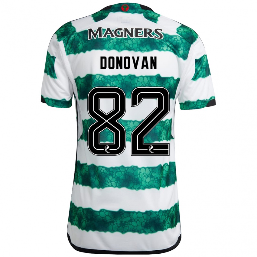 Niño Camiseta Colby Donovan #82 Verde 1ª Equipación 2023/24 La Camisa Perú