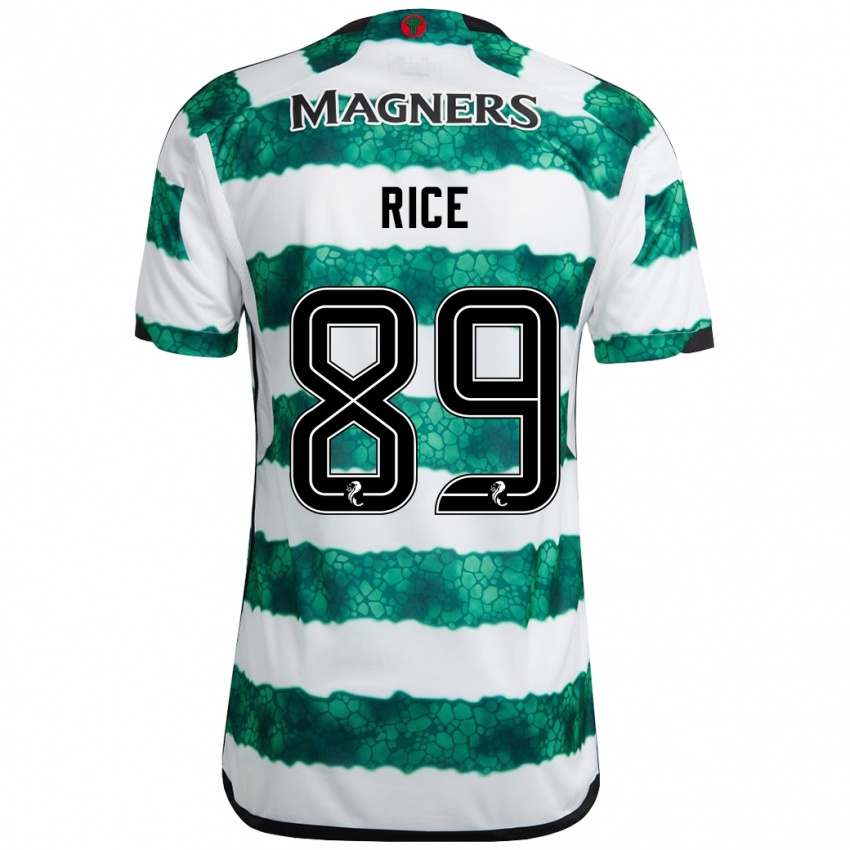 Niño Camiseta Aidan Rice #89 Verde 1ª Equipación 2023/24 La Camisa Perú