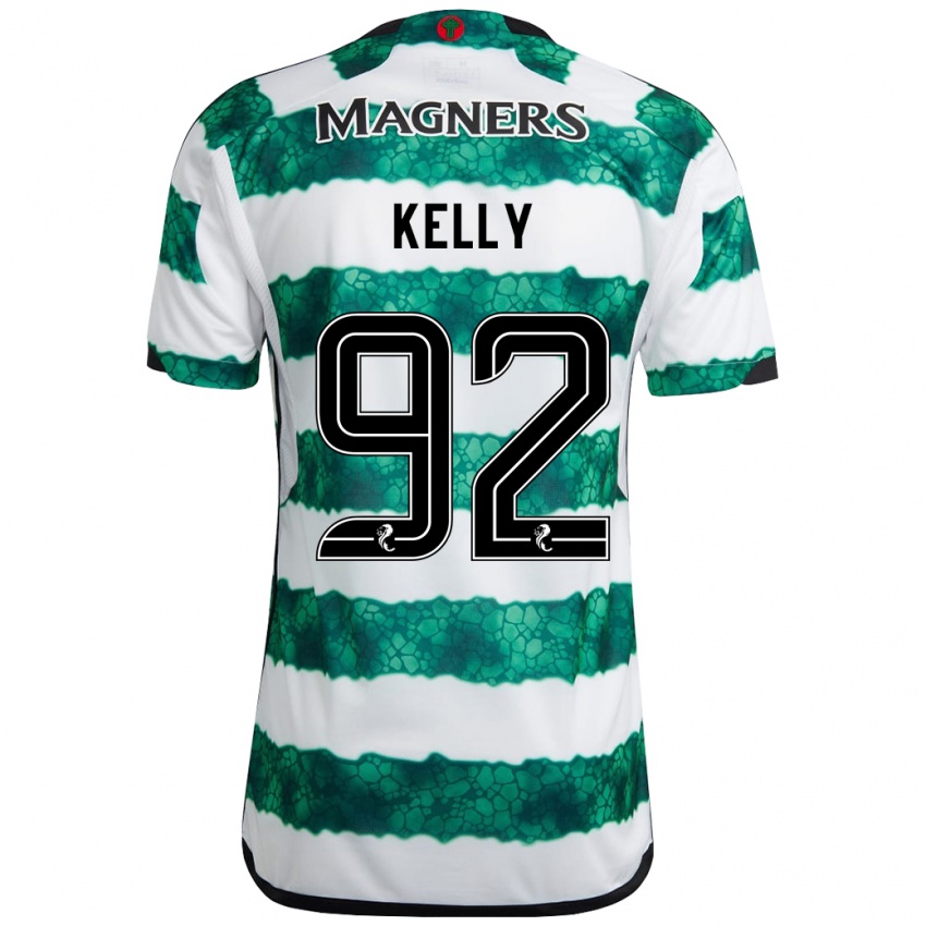 Niño Camiseta Daniel Kelly #92 Verde 1ª Equipación 2023/24 La Camisa Perú