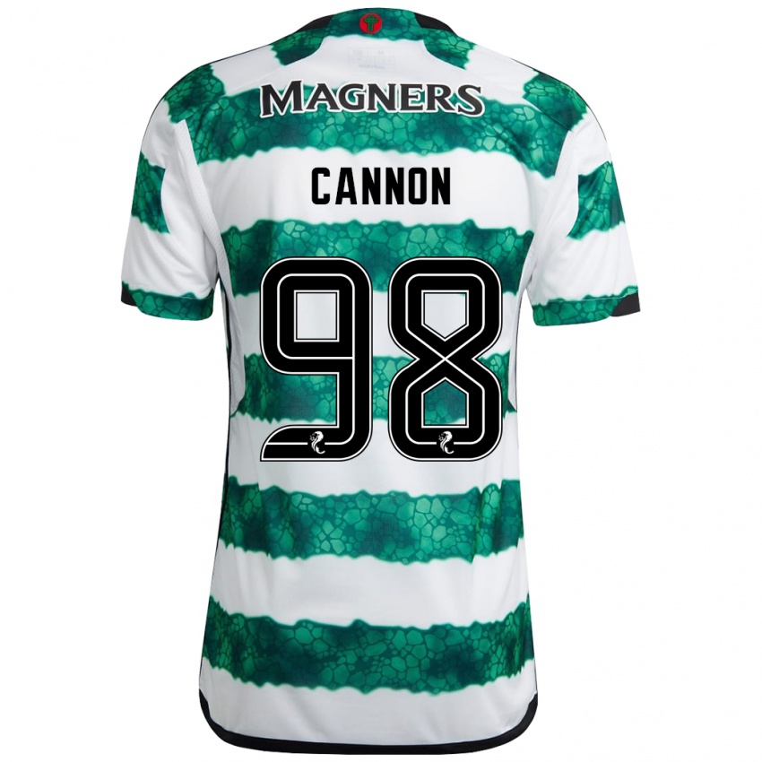 Niño Camiseta Aidan Cannon #98 Verde 1ª Equipación 2023/24 La Camisa Perú