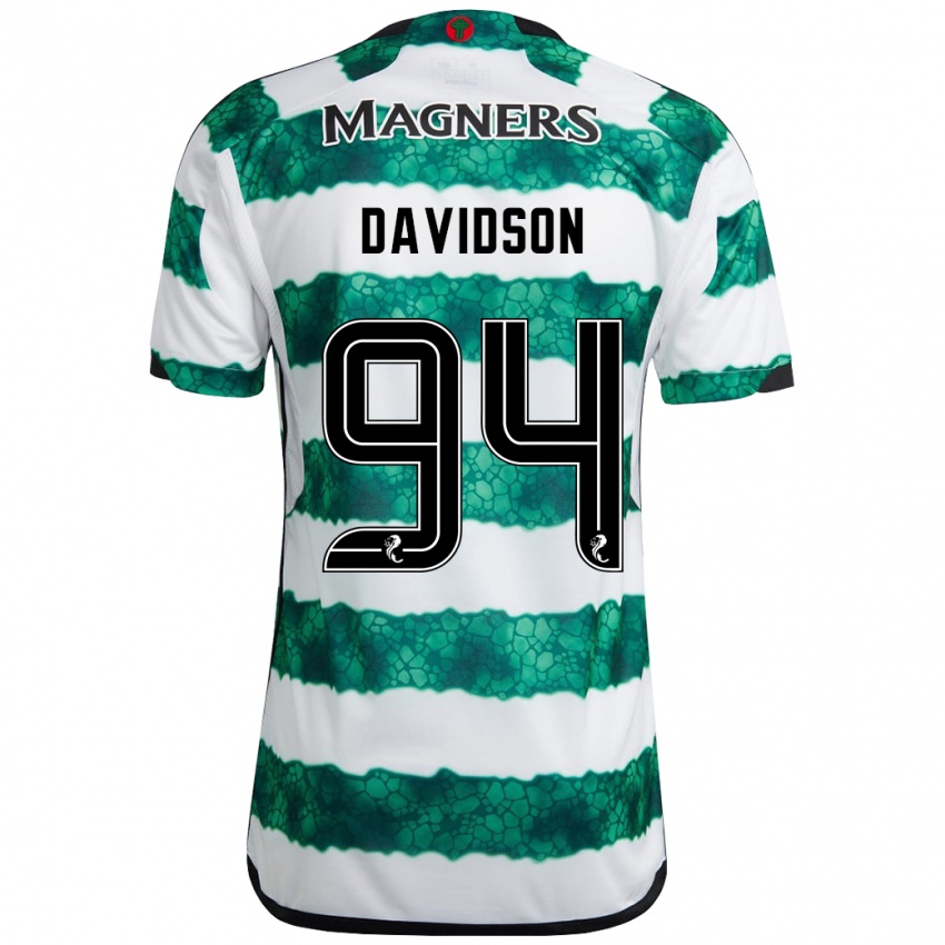 Niño Camiseta Alasdair Davidson #94 Verde 1ª Equipación 2023/24 La Camisa Perú