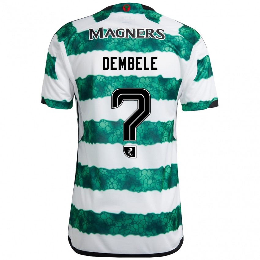 Niño Camiseta Hassan Dembele #0 Verde 1ª Equipación 2023/24 La Camisa Perú