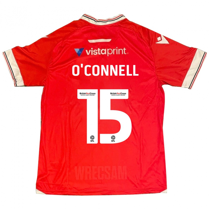 Niño Camiseta Eoghan O'connell #15 Rojo 1ª Equipación 2023/24 La Camisa Perú