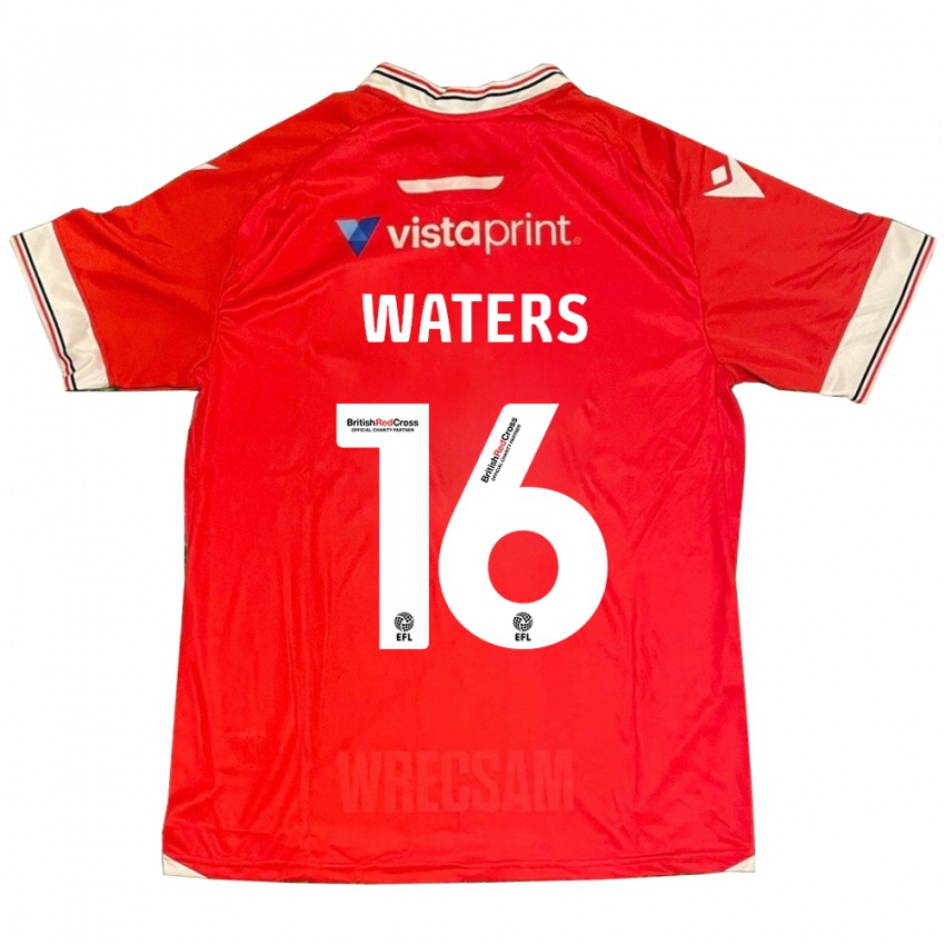 Niño Camiseta Billy Waters #16 Rojo 1ª Equipación 2023/24 La Camisa Perú