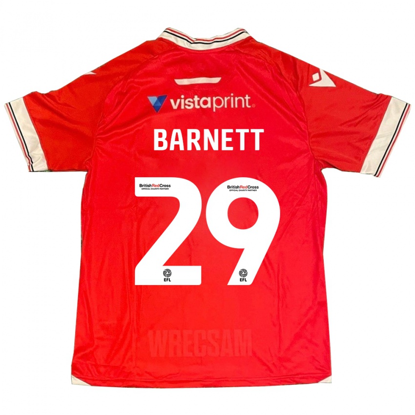 Niño Camiseta Ryan Barnett #29 Rojo 1ª Equipación 2023/24 La Camisa Perú