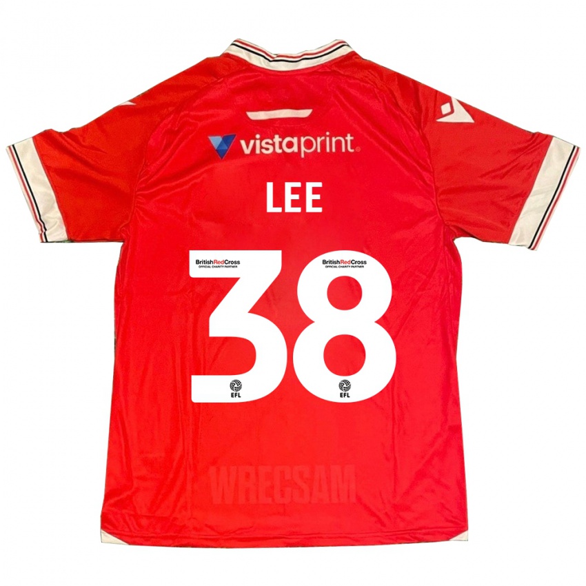 Niño Camiseta Elliot Lee #38 Rojo 1ª Equipación 2023/24 La Camisa Perú