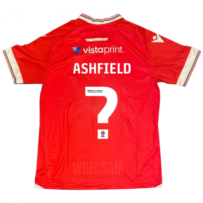 Niño Camiseta Harry Ashfield #0 Rojo 1ª Equipación 2023/24 La Camisa Perú