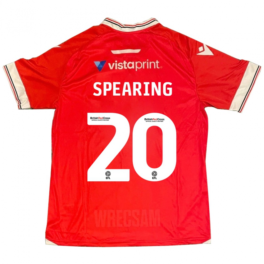 Niño Camiseta Natasha Spearing #20 Rojo 1ª Equipación 2023/24 La Camisa Perú