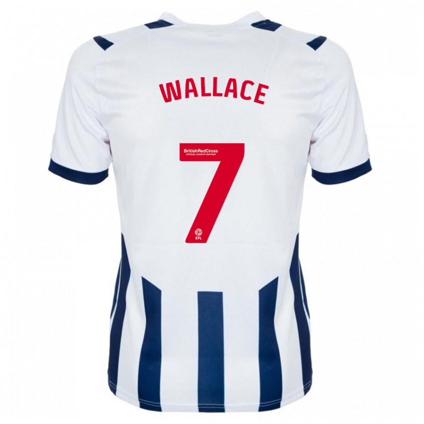 Niño Camiseta Jed Wallace #7 Blanco 1ª Equipación 2023/24 La Camisa Perú