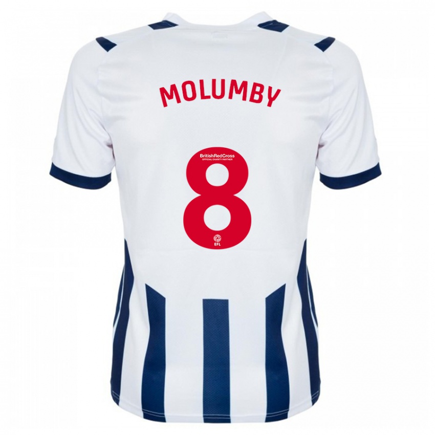 Niño Camiseta Jayson Molumby #8 Blanco 1ª Equipación 2023/24 La Camisa Perú