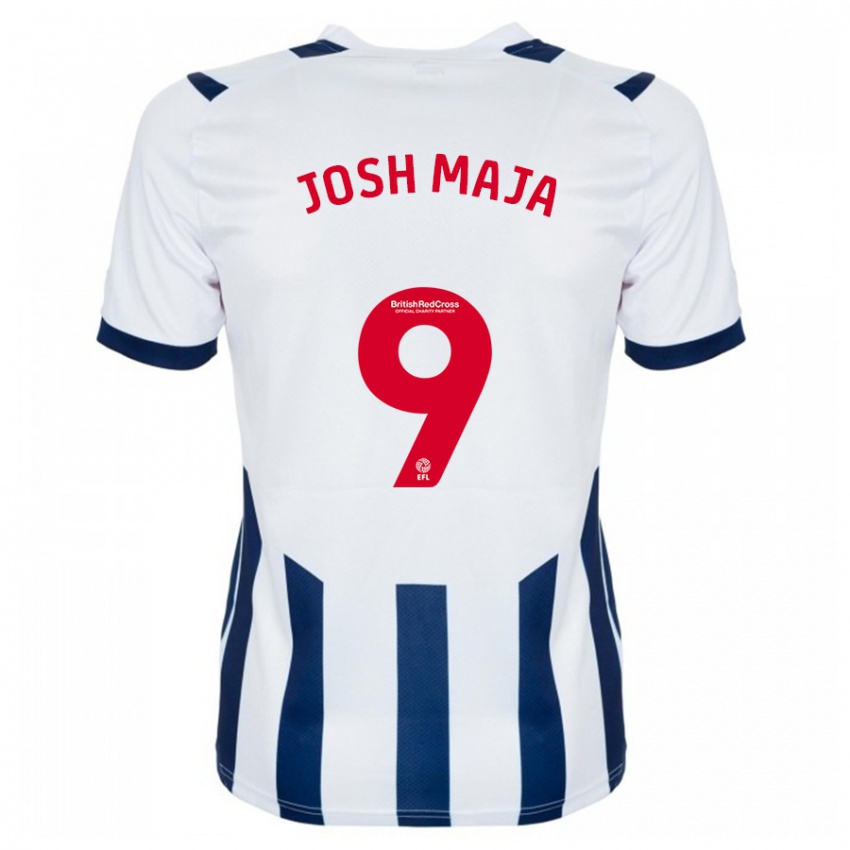 Niño Camiseta Josh Maja #9 Blanco 1ª Equipación 2023/24 La Camisa Perú