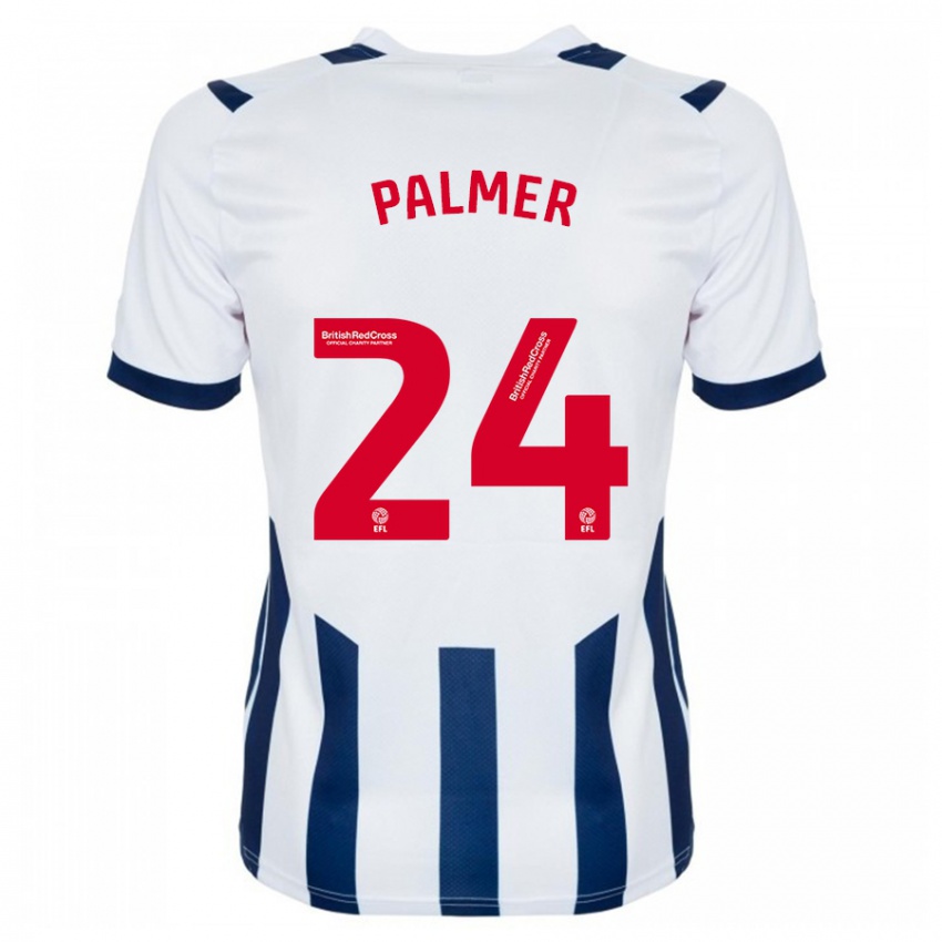 Niño Camiseta Alex Palmer #24 Blanco 1ª Equipación 2023/24 La Camisa Perú