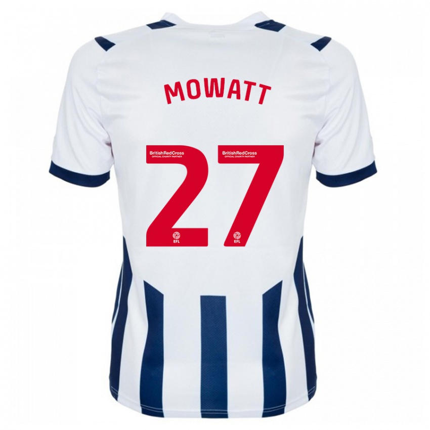 Niño Camiseta Alex Mowatt #27 Blanco 1ª Equipación 2023/24 La Camisa Perú