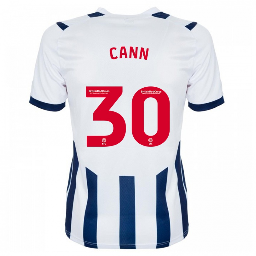 Niño Camiseta Ted Cann #30 Blanco 1ª Equipación 2023/24 La Camisa Perú