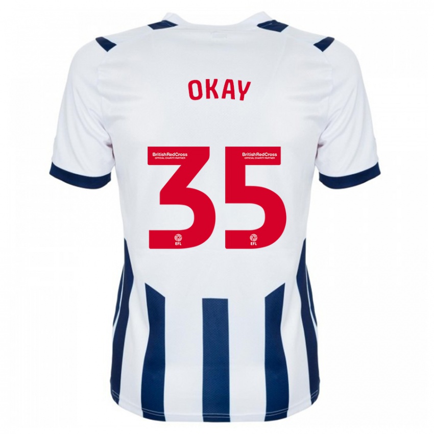 Niño Camiseta Okay Yokuşlu #35 Blanco 1ª Equipación 2023/24 La Camisa Perú