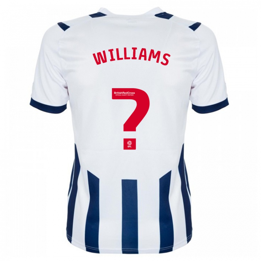 Niño Camiseta Alex Williams #0 Blanco 1ª Equipación 2023/24 La Camisa Perú